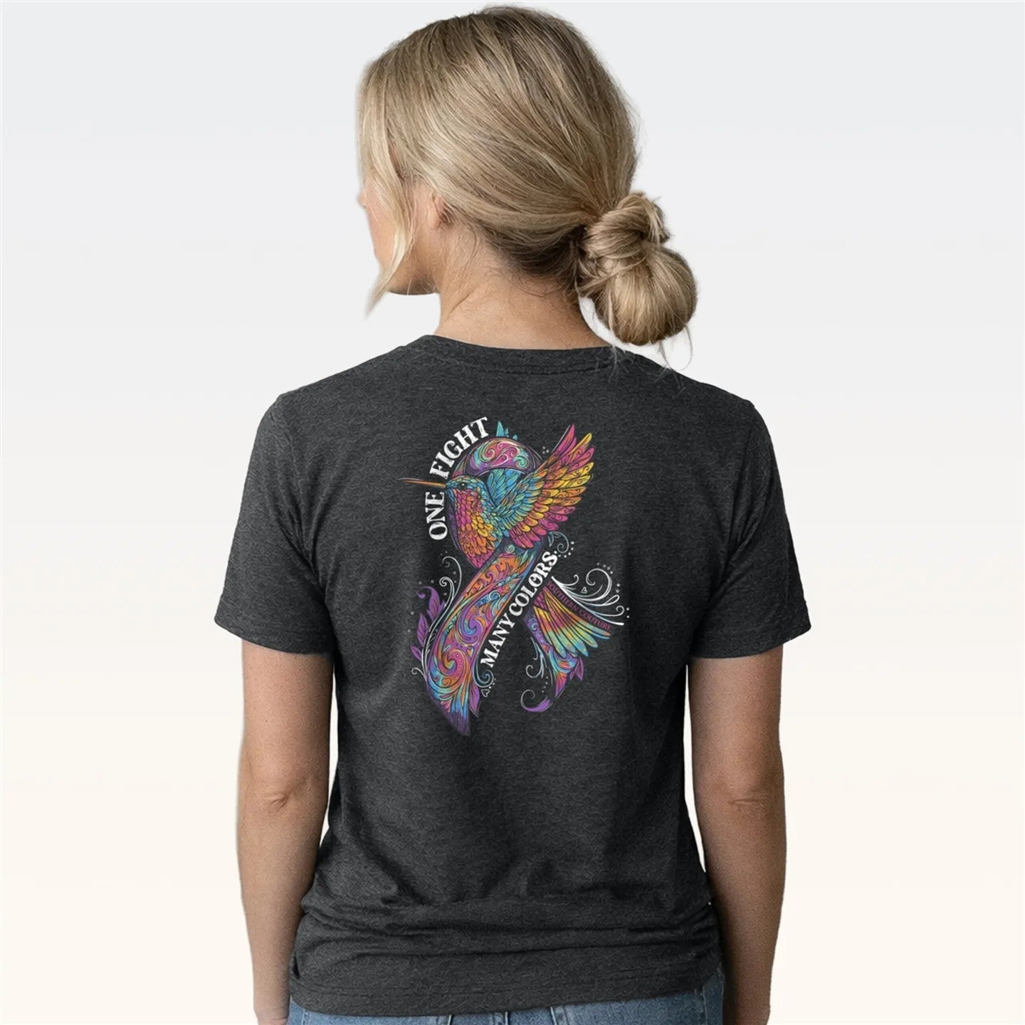 Southern Couture Classic One Fight Many Colors Cancer T-Shirt