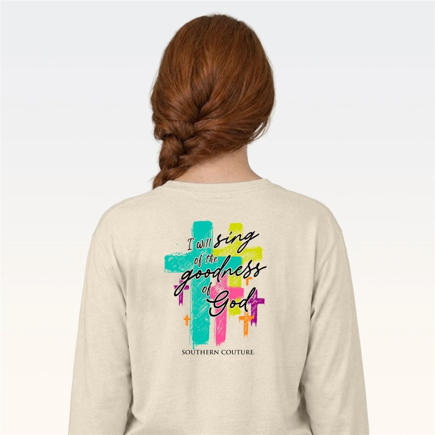 Southern Couture Classic Goodness Of God Long Sleeve T-Shirt