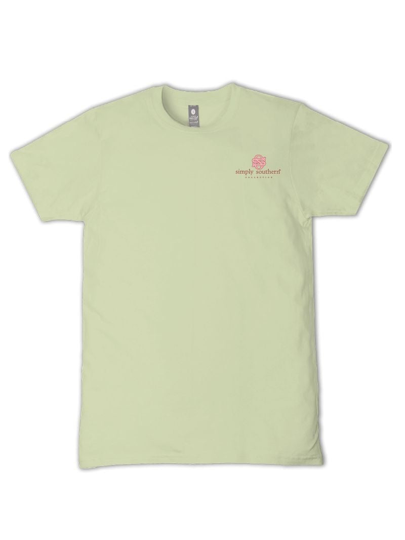 Simply Southern Stitched Pattern Duck Faith Fern T-Shirt