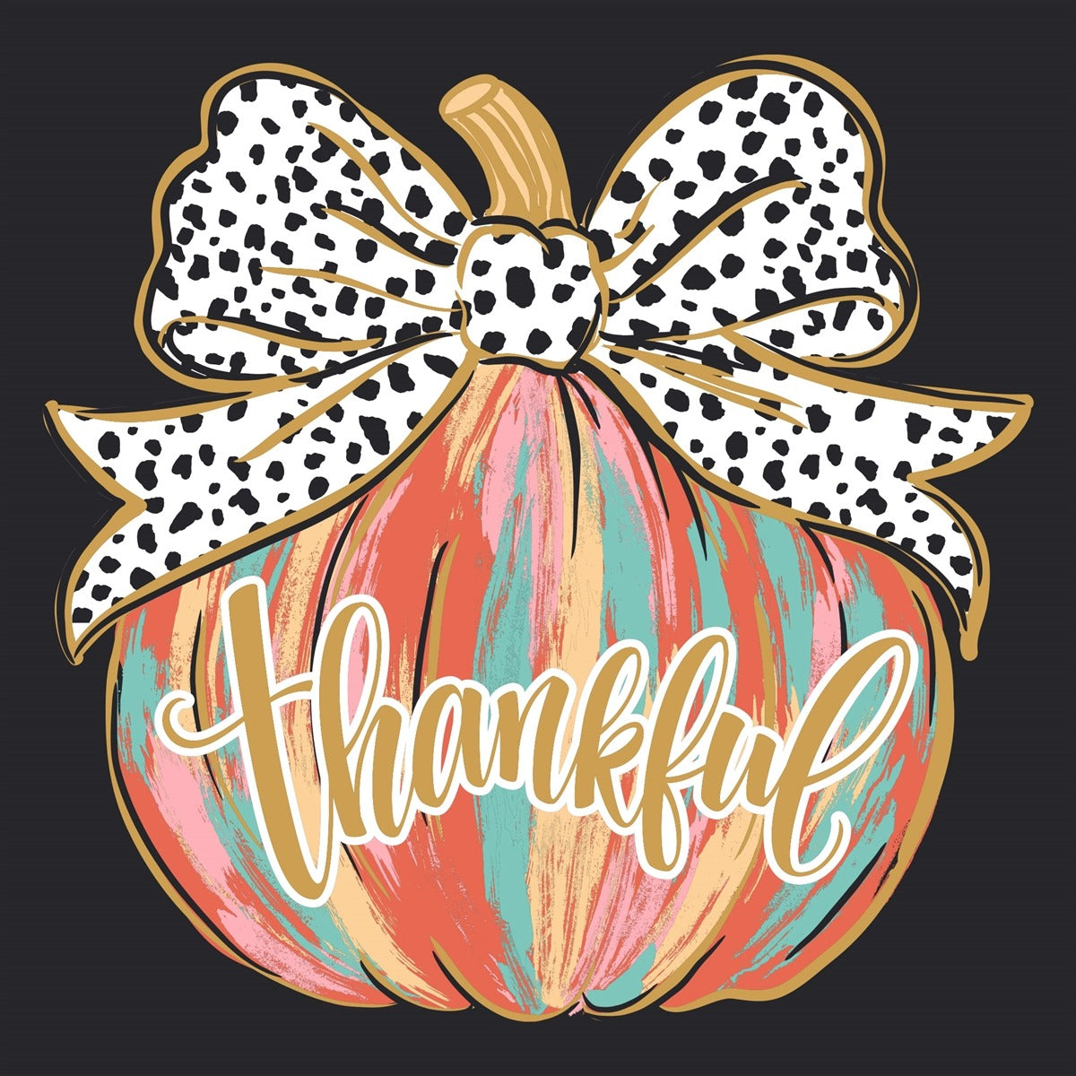 Southern Couture Soft Painted Pumpkin Fall T-Shirt - SimplyCuteTees