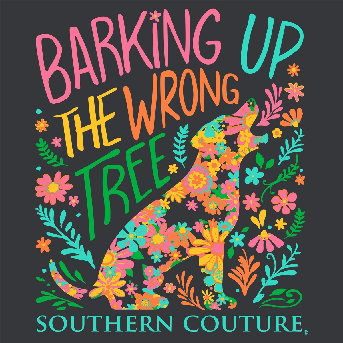 Southern Couture Classic Barking Up The Wrong Tree T-Shirt