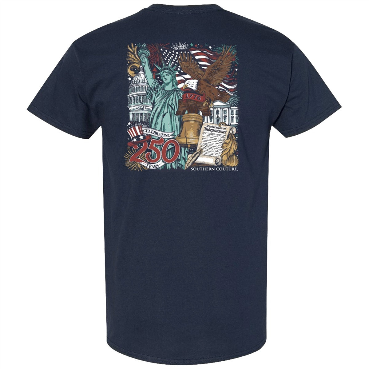 Southern Couture Classic Celebrating 250 Years USA T-Shirt