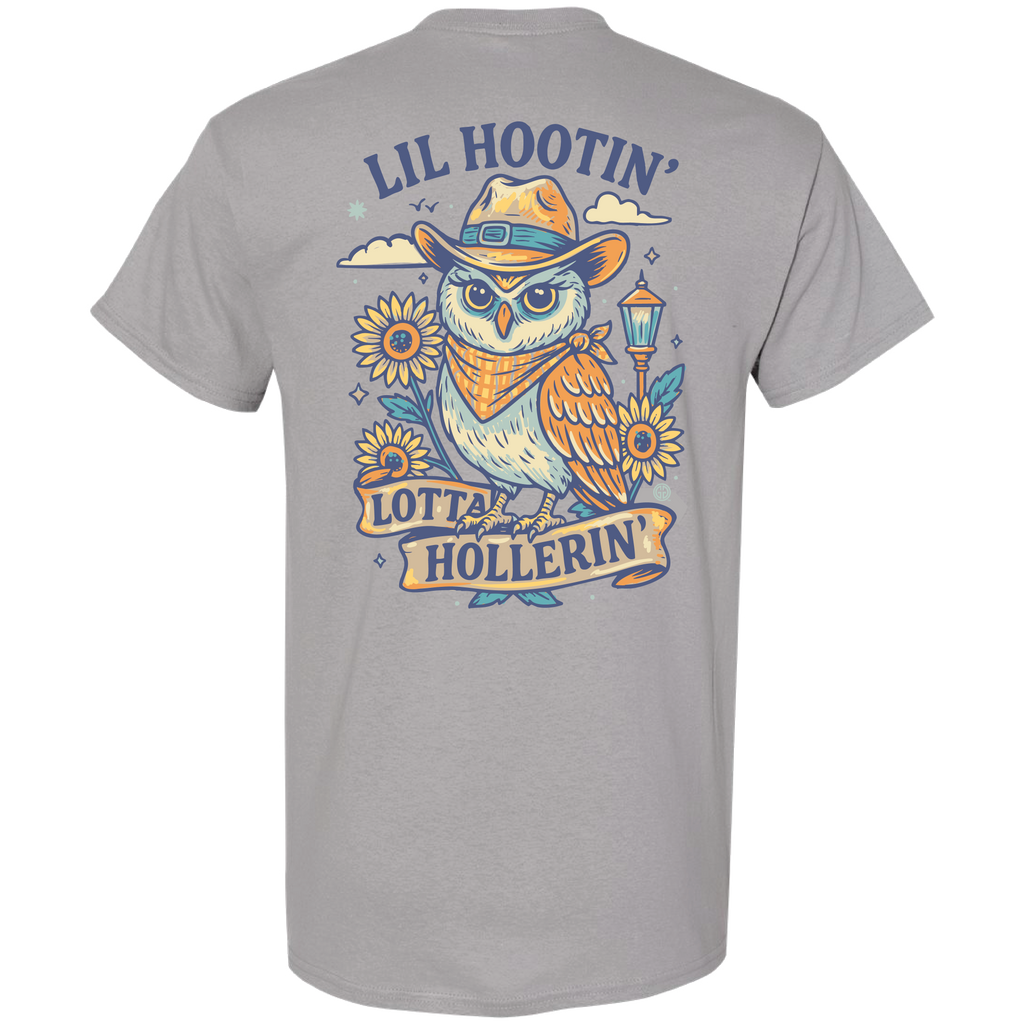 Girlie Girl Originals Lil Hootin Owl T-Shirt - SimplyCuteTees
