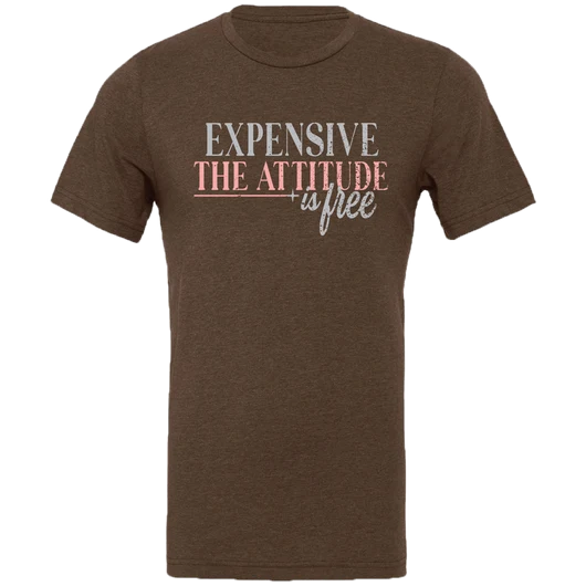 Girlie Girl Lulu Mac Expensive Attitude Canvas T-Shirt