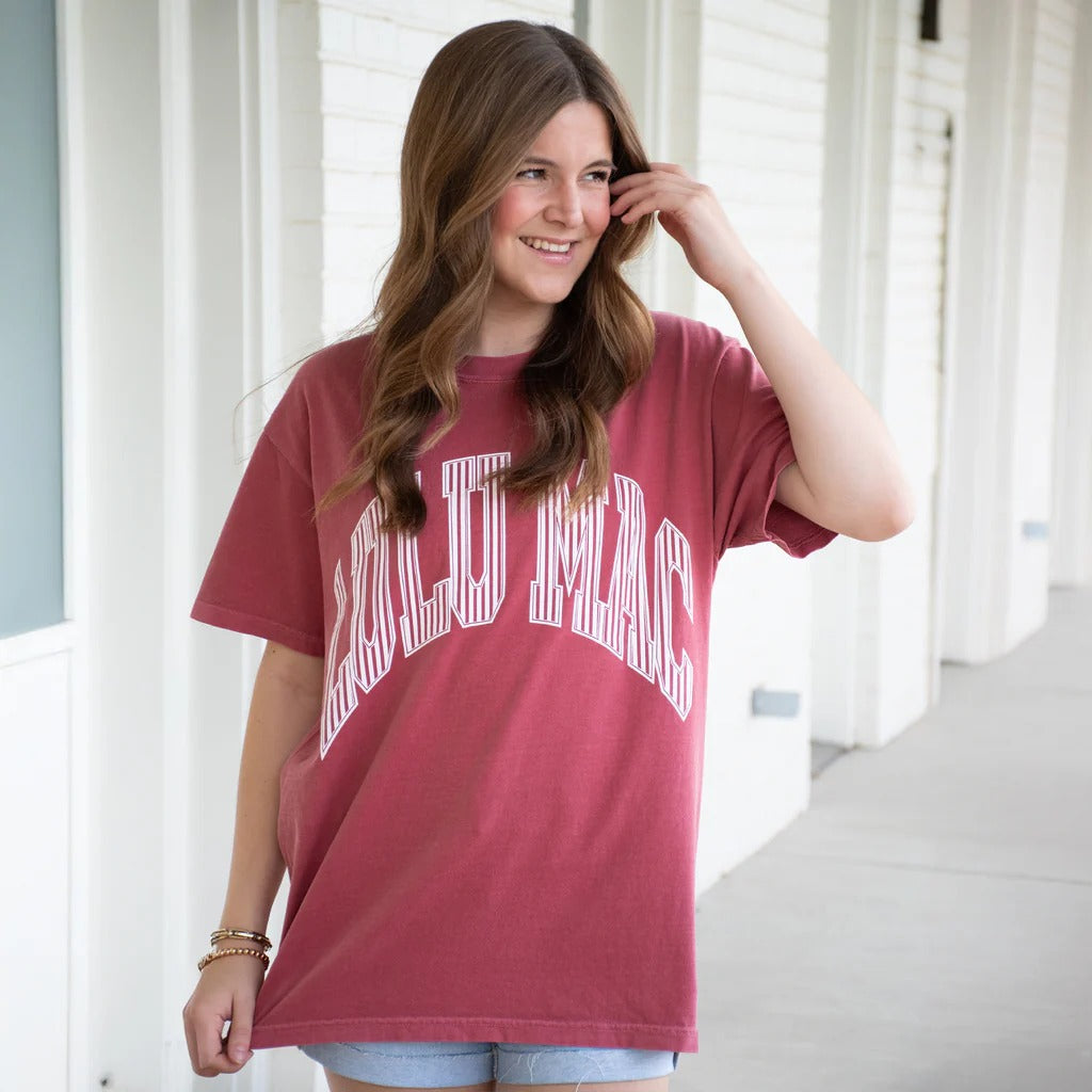 Girlie Girl Lulu Mac Stripe Comfort Colors T-Shirt
