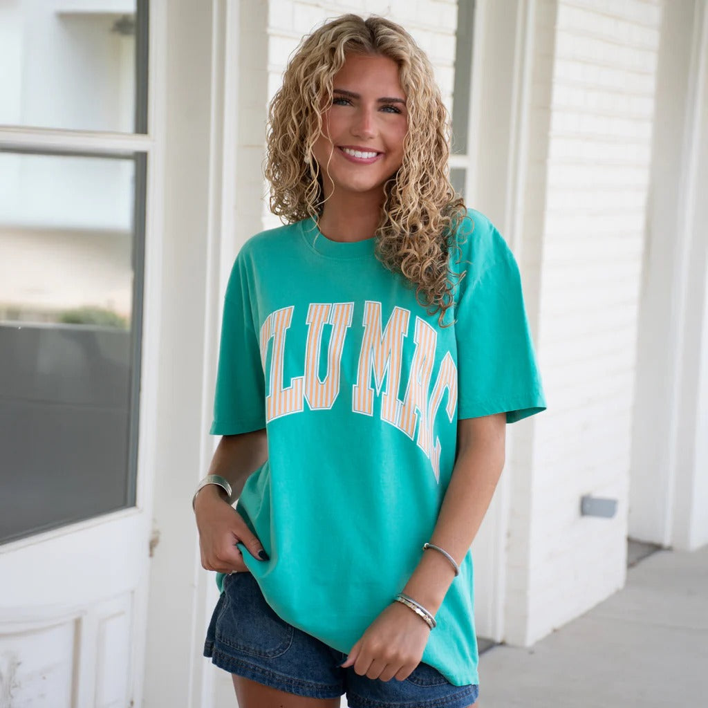Girlie Girl Lulu Mac Stripe Comfort Colors T-Shirt