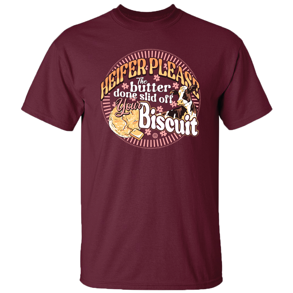 Girlie Girl Originals Heifer Butter Biscuit T-Shirt - SimplyCuteTees
