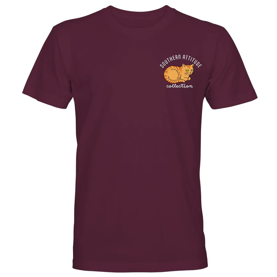 Southern Attitude Silently Judging Cat T-Shirt - SimplyCuteTees