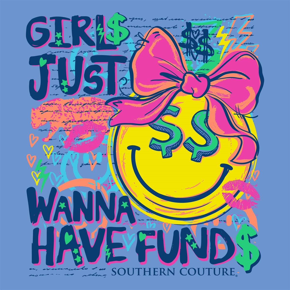 Southern Couture Classic Just Wanna Have Funds  T-Shirt - SimplyCuteTees