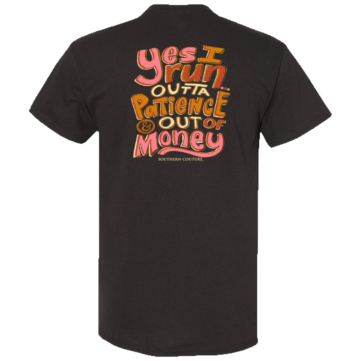 Southern Couture Classic Yes I Run T-Shirt - SimplyCuteTees