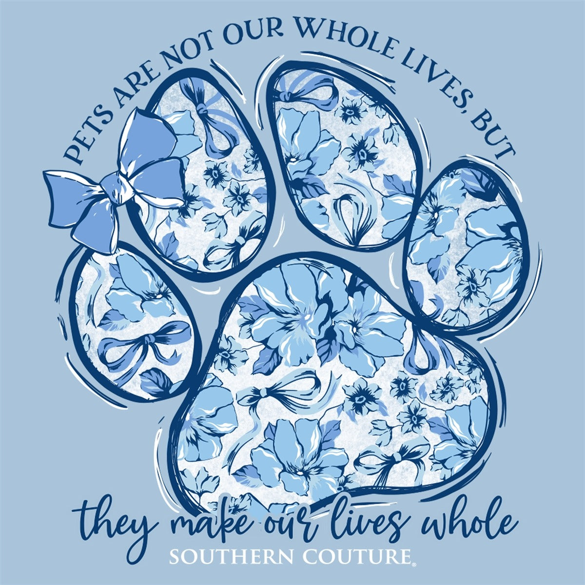 Southern Couture Classic Pets Are Not Paw T-Shirt - SimplyCuteTees