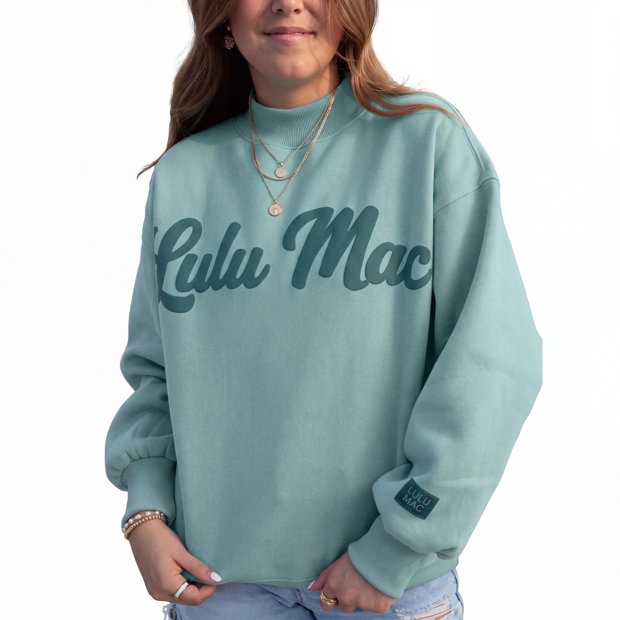 Girlie Girl Lulu Mac Script Cozy Sweatshirt