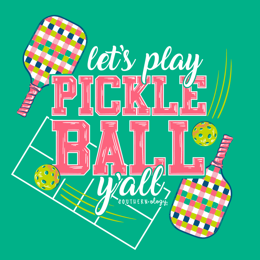 Southernology Let's Play Pickleball Comfort Colors T-Shirt