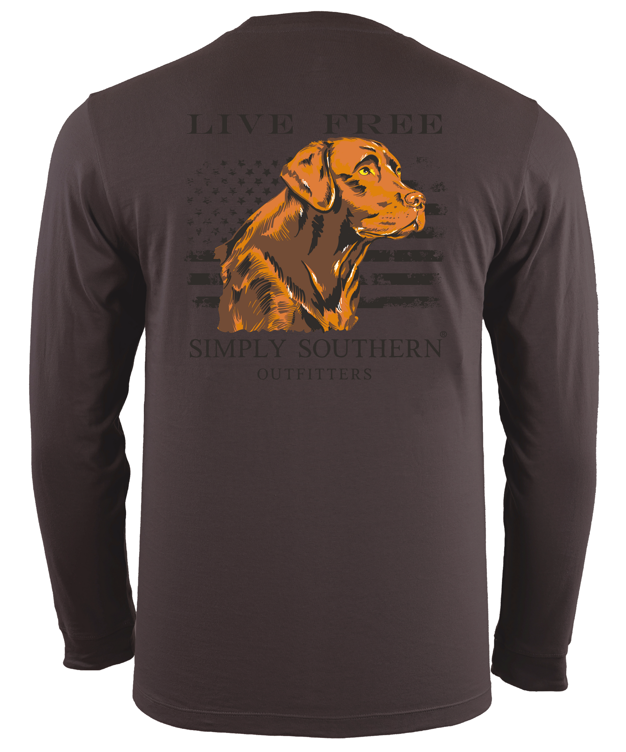 SALE Simply Southern Brown Dog Unisex Long Sleeve T-Shirt