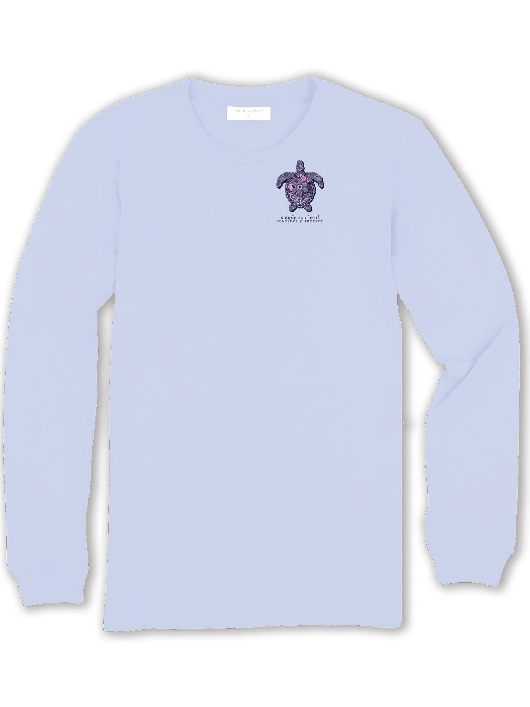 Simply Southern Turtle Tracker Mandala Long Sleeve T-Shirt - SimplyCuteTees