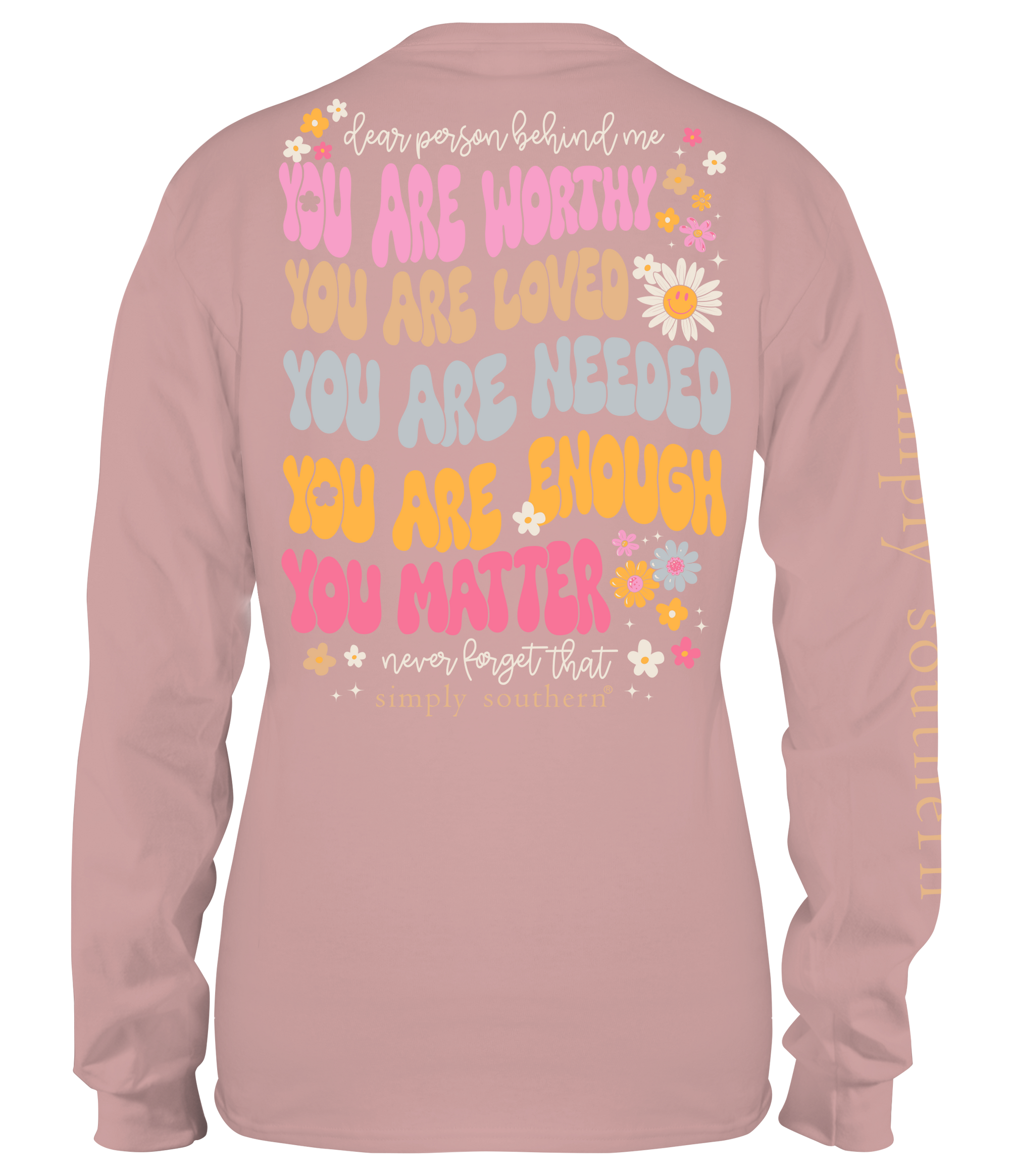 SALE Simply Southern You Are Worthy Long Sleeve T-Shirt