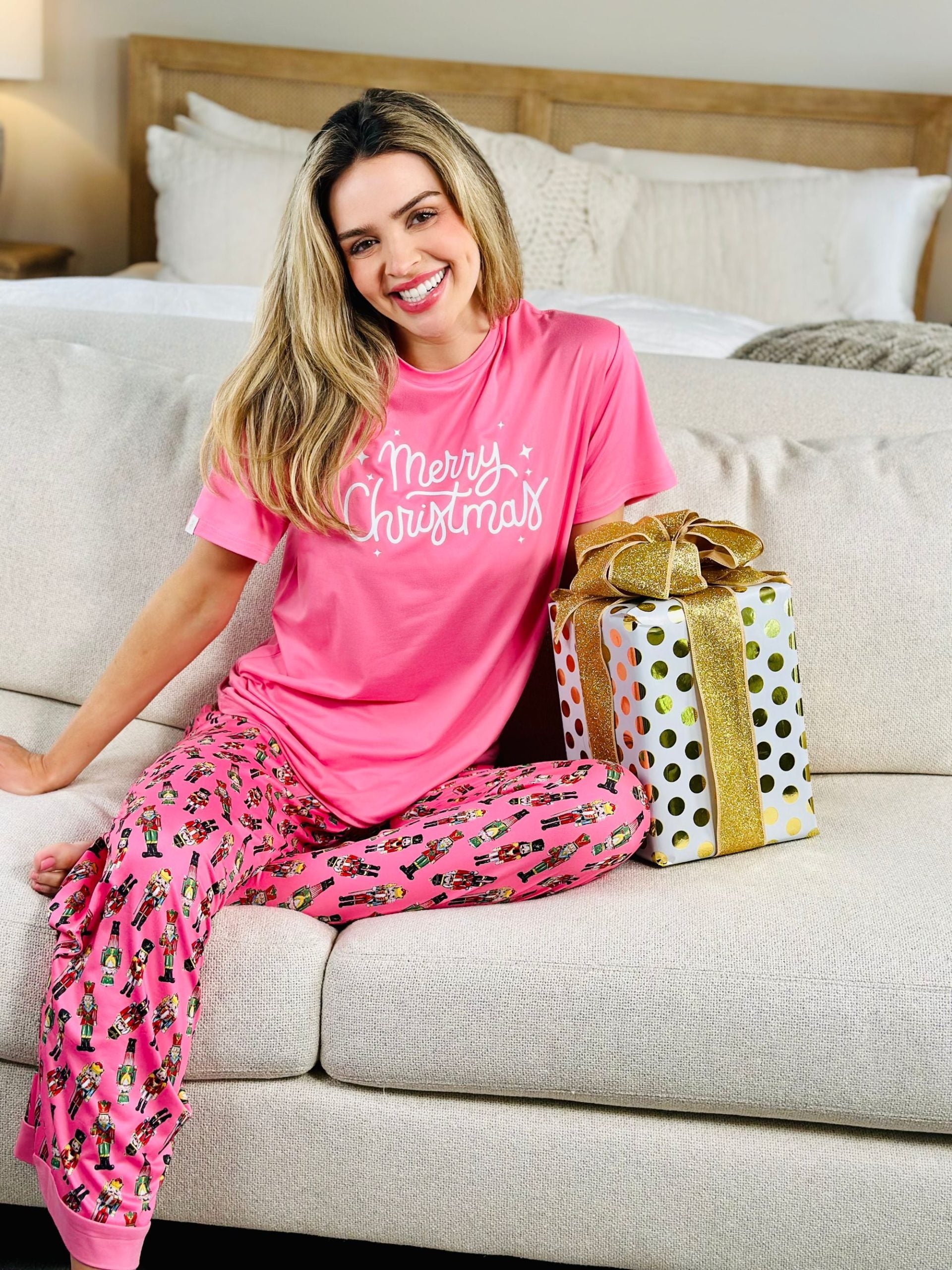 Simply Southern Merry Holiday PJ Pants &amp; T-Shirt Set
