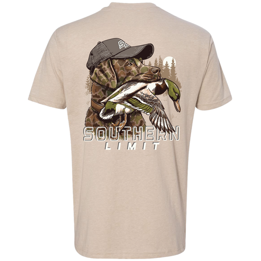 Southern Limit Camo Duck Dog Unisex T-Shirt - SimplyCuteTees