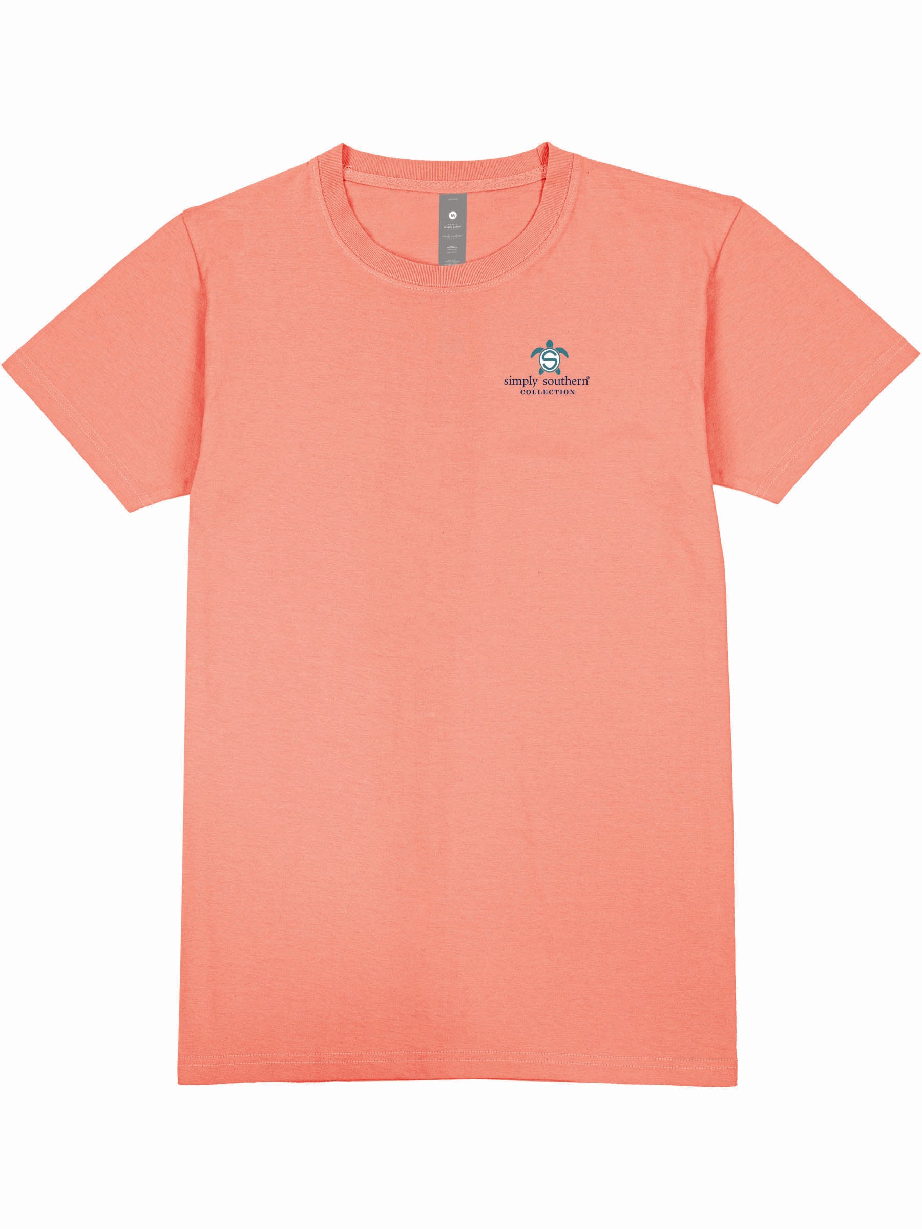 Simply Southern Sandals Beach Peach T-Shirt - SimplyCuteTees