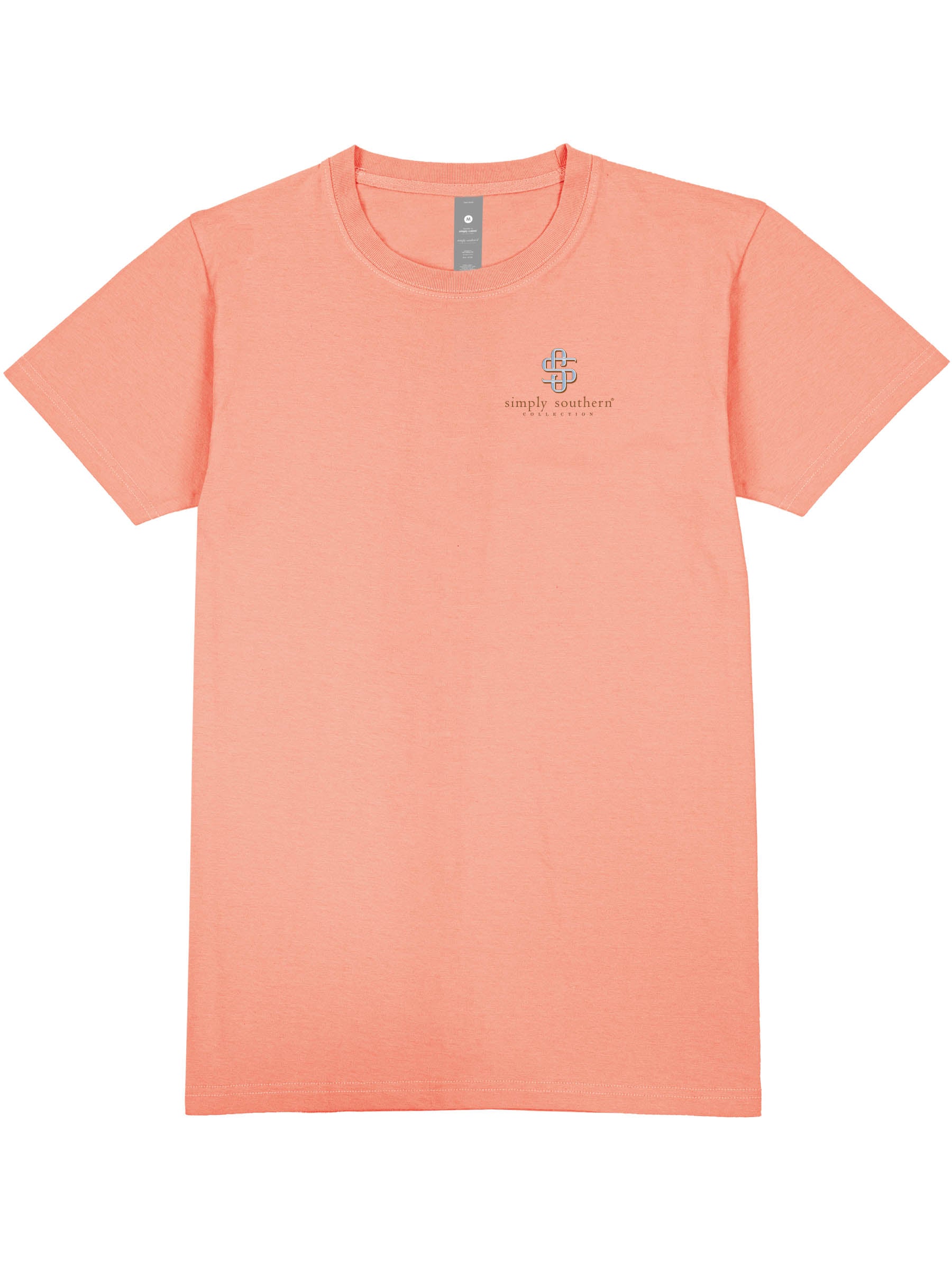 Simply Southern Easter Bunny Peach T-Shirt - SimplyCuteTees