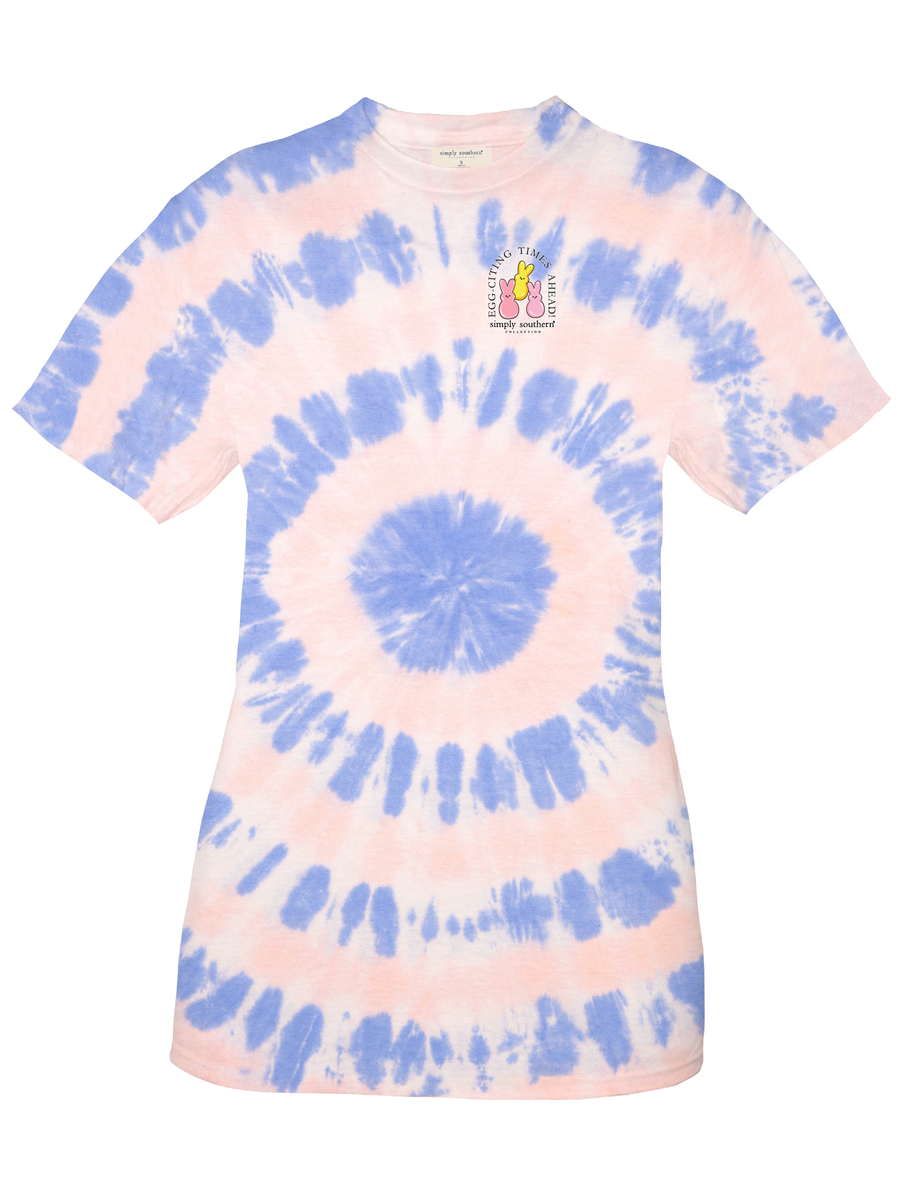 Simply Southern Egg-Citing Easter Tie Dye T-Shirt - SimplyCuteTees