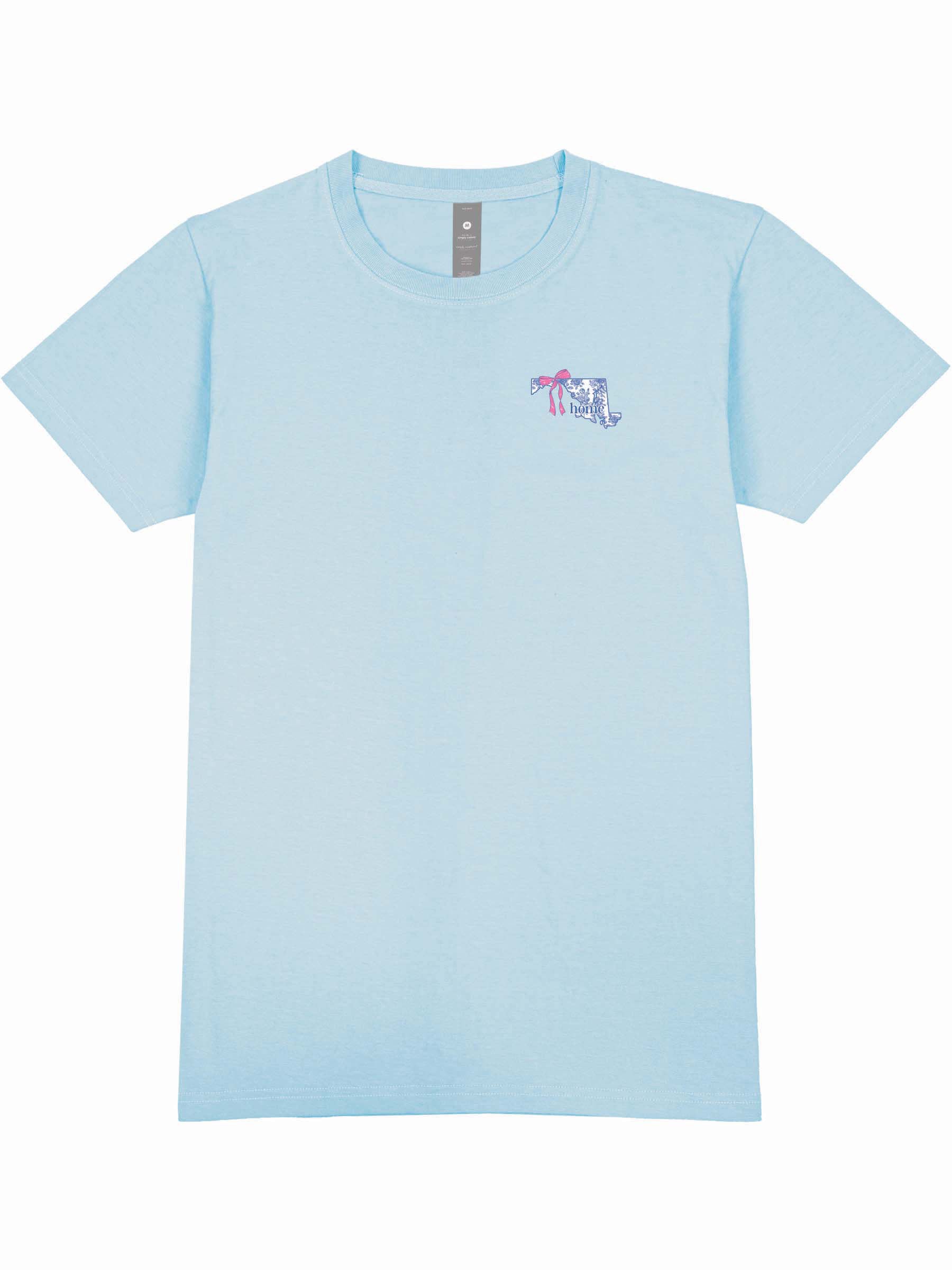 Simply Southern Home Bow Maryland T-Shirt - SimplyCuteTees