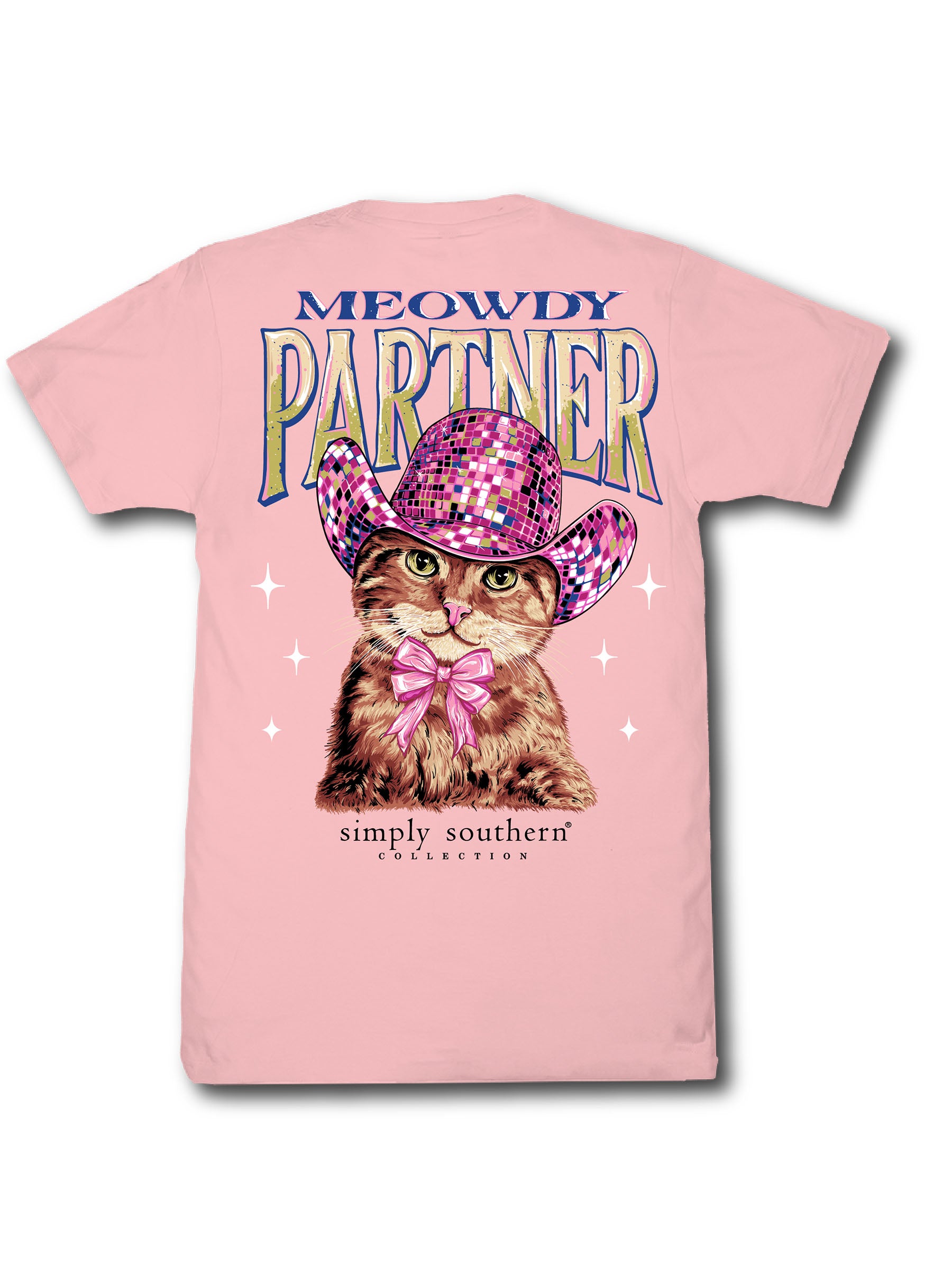 Simply Southern Meowdy Partner Tearose T-Shirt - SimplyCuteTees