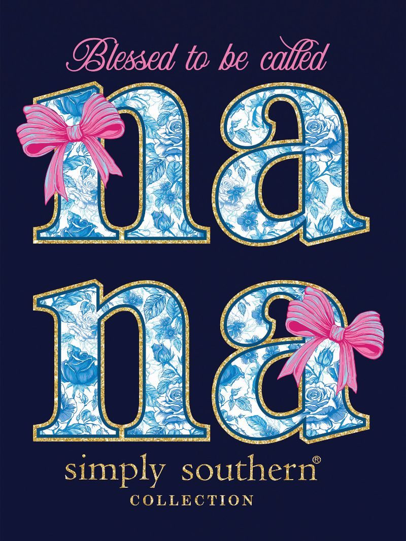 Simply Southern Blessed Nana Bows T-Shirt - SimplyCuteTees