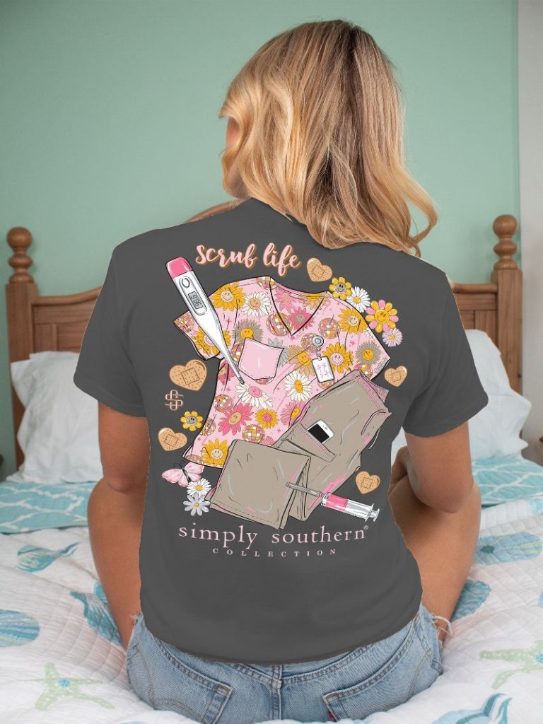 Simply Southern Scrub Life Nurse T-Shirt
