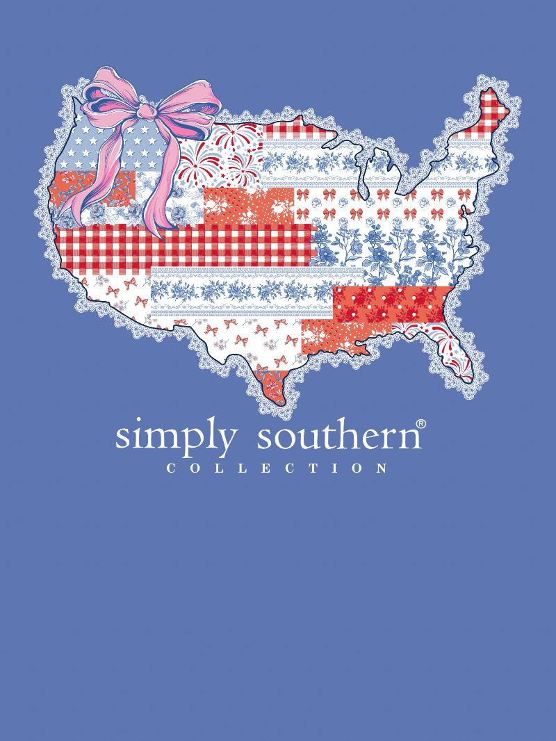 Simply Southern USA Patch Bali T-Shirt