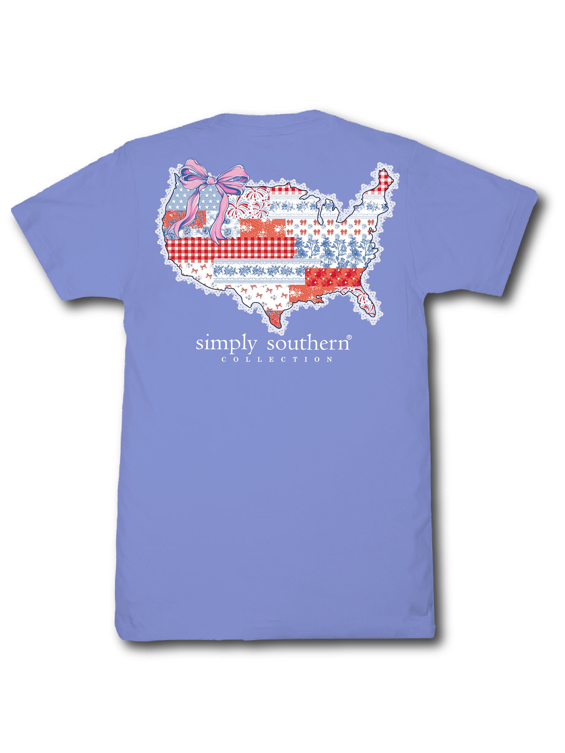Simply Southern USA Patch Bali T-Shirt