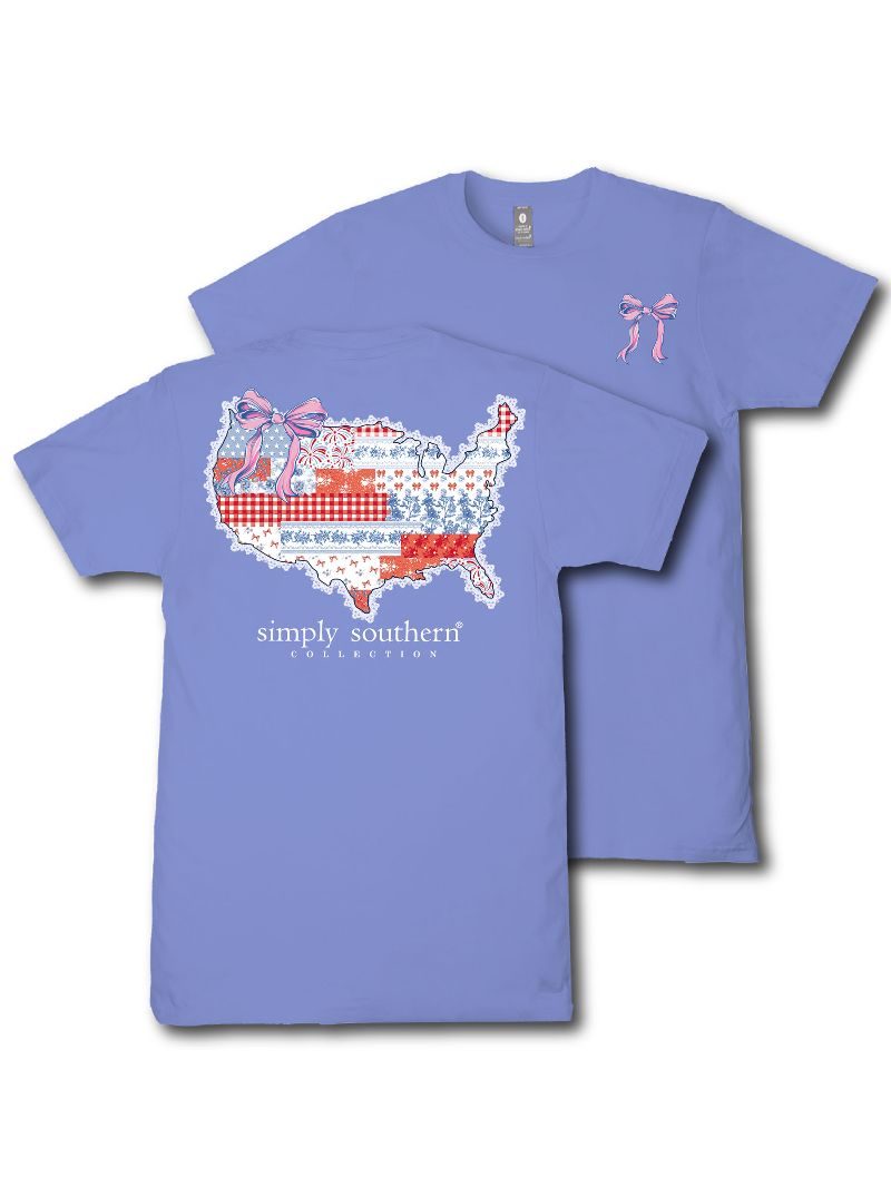 Simply Southern USA Patch Bali T-Shirt