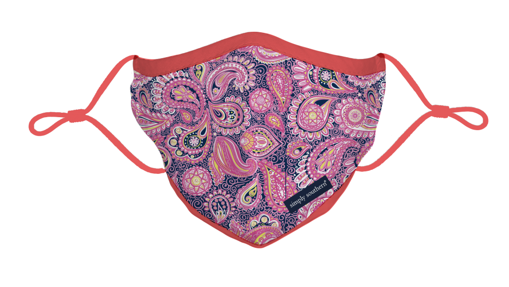 Simply Southern Preppy Paisley Protective Mask - SimplyCuteTees