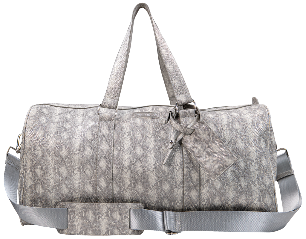 Simply Southern Preppy Pattern Leather Duffle Travel Bag
