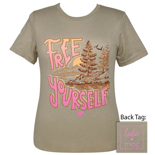 Girlie Girl Lulu Mac Free Yourself Canvas T-Shirt - SimplyCuteTees