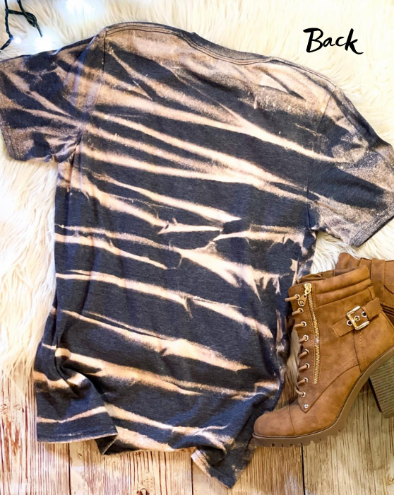 Christmas Junkie Bleached Dye Canvas Girlie T Shirt - SimplyCuteTees