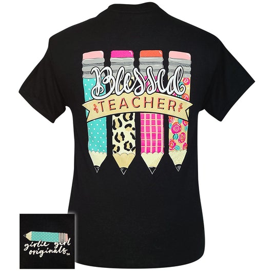 Girlie Girl Originals Blessed Teacher T-Shirt