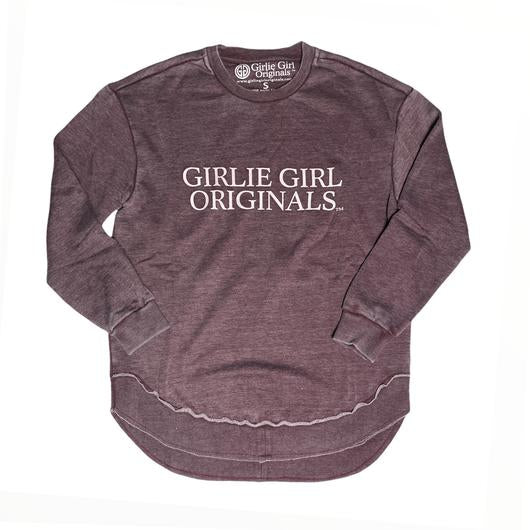 Girlie Girl Originals Logo Soft Sweatshirt Long Sleeves T Shirt