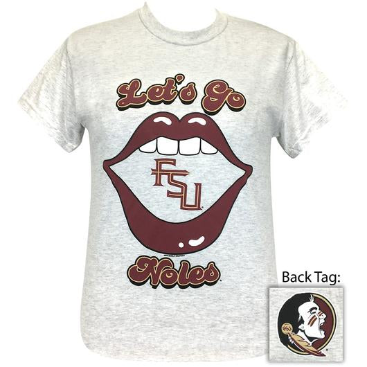 Girlie Girl Originals Preppy Florida State Lips T-Shirt