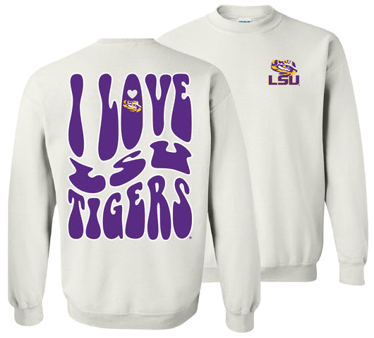 Louisiana  Love Long Sleeve Sweatshirt