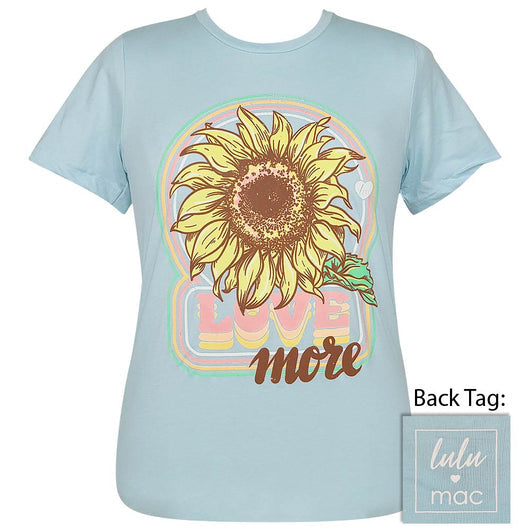 Girlie Girl Lulu Mac Love More Sunflower Canvas T-Shirt - SimplyCuteTees
