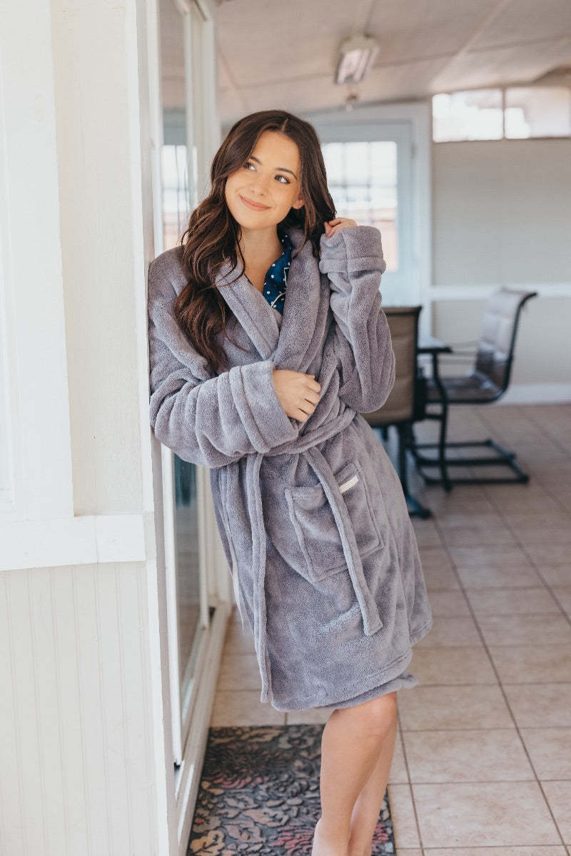 SALE Simply Southern Classic Plush Robe - SimplyCuteTees