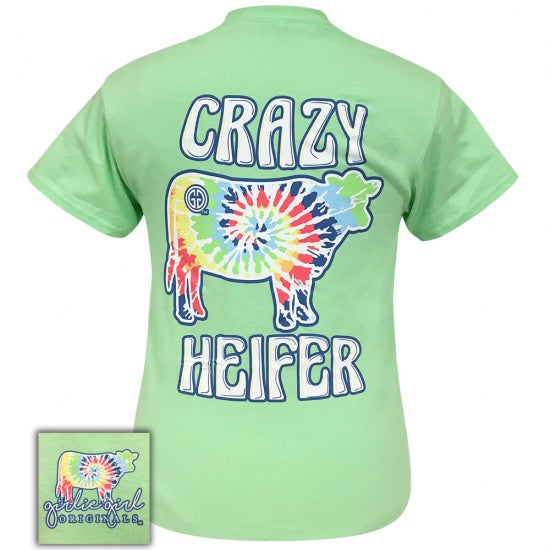 Girlie Girl Originals Preppy Crazy Heifer Tie Dye T-Shirt - SimplyCuteTees