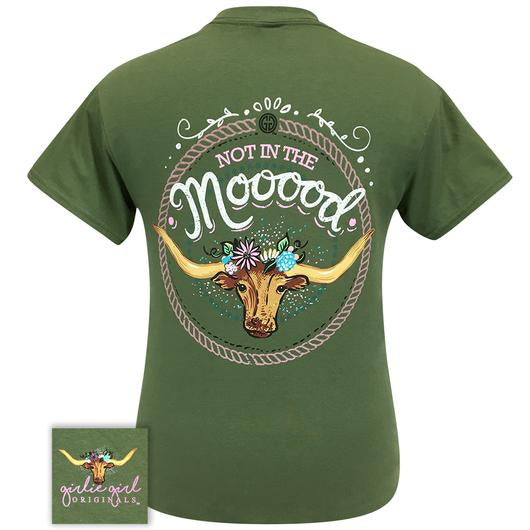 Girlie Girl Originals Preppy Not In The Mood Bull T-Shirt
