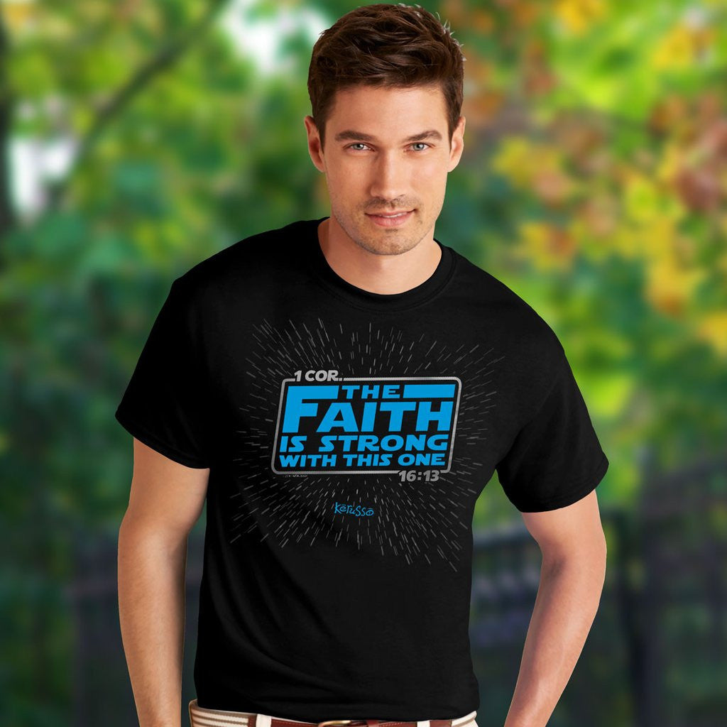 Kerusso Faith is Strong with this One Christian Unisex Bright T Shirt - SimplyCuteTees