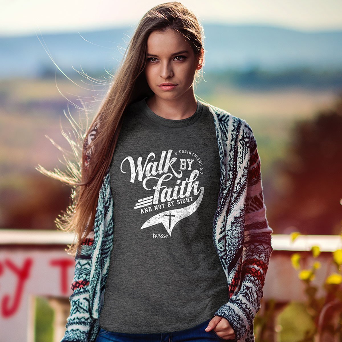 Kerusso Walk By Faith Christian Unisex T-Shirt