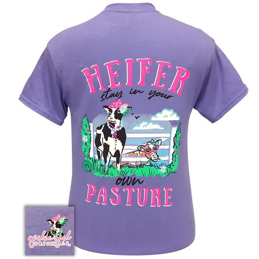 Girlie Girl Originals Preppy Heifer Stay In Your Pasture T-Shirt - SimplyCuteTees