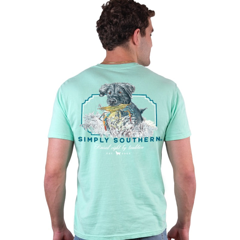 SALE Simply Southern Crab Dog Unisex Comfort Colors T-Shirt - SimplyCuteTees