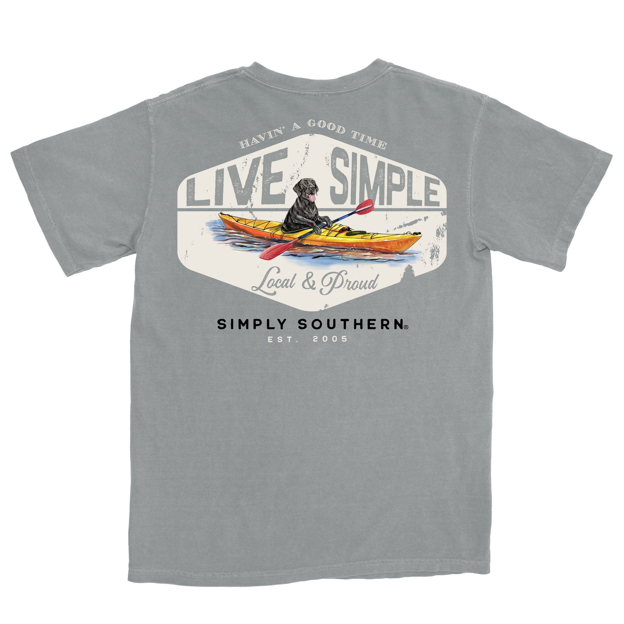 SALE Simply Southern Kayak Unisex Comfort Colors T-Shirt - SimplyCuteTees