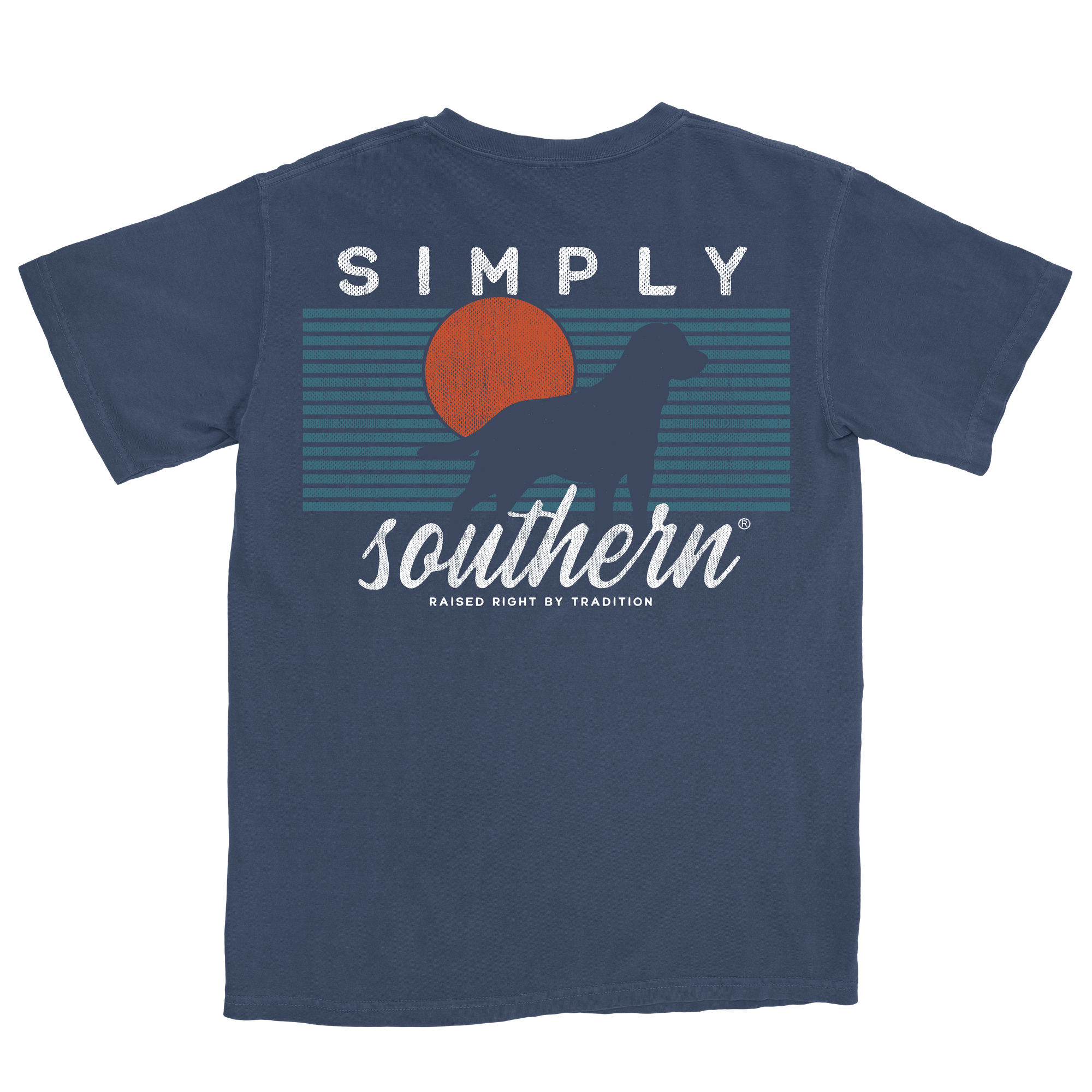 SALE Simply Southern Sunset Dog Unisex Comfort Colors T-Shirt - SimplyCuteTees
